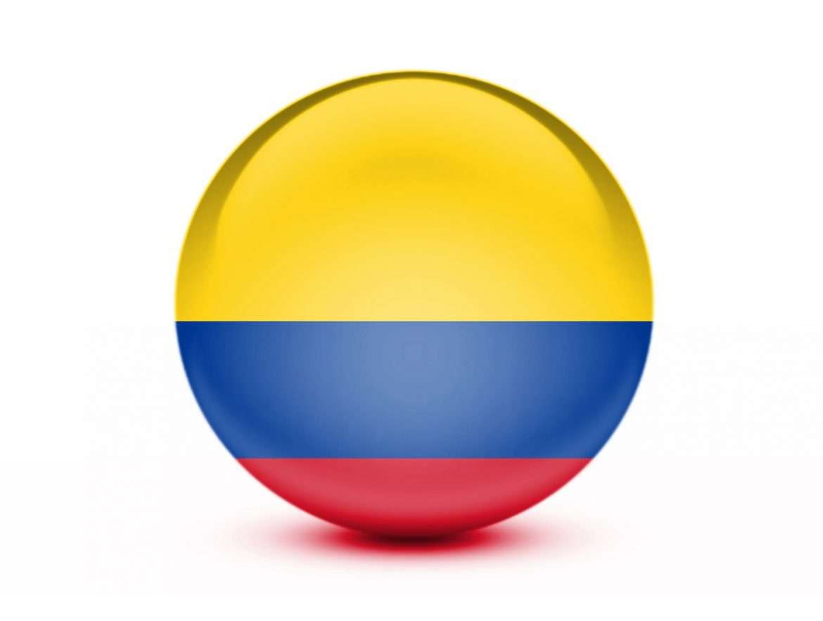 flag, colombia, 3d